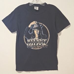 Kelsey Waldon No Regular Dog Black short sleeve graphic tee Small UNISEX